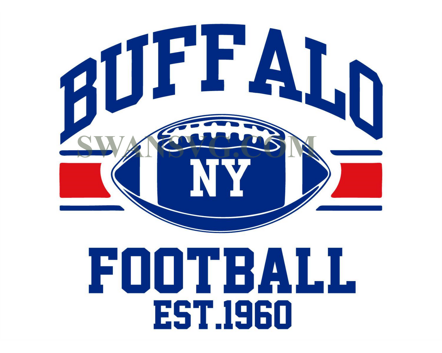 Buffalo Football Est 1960 Svg Buffalo Bills Svg Digital File