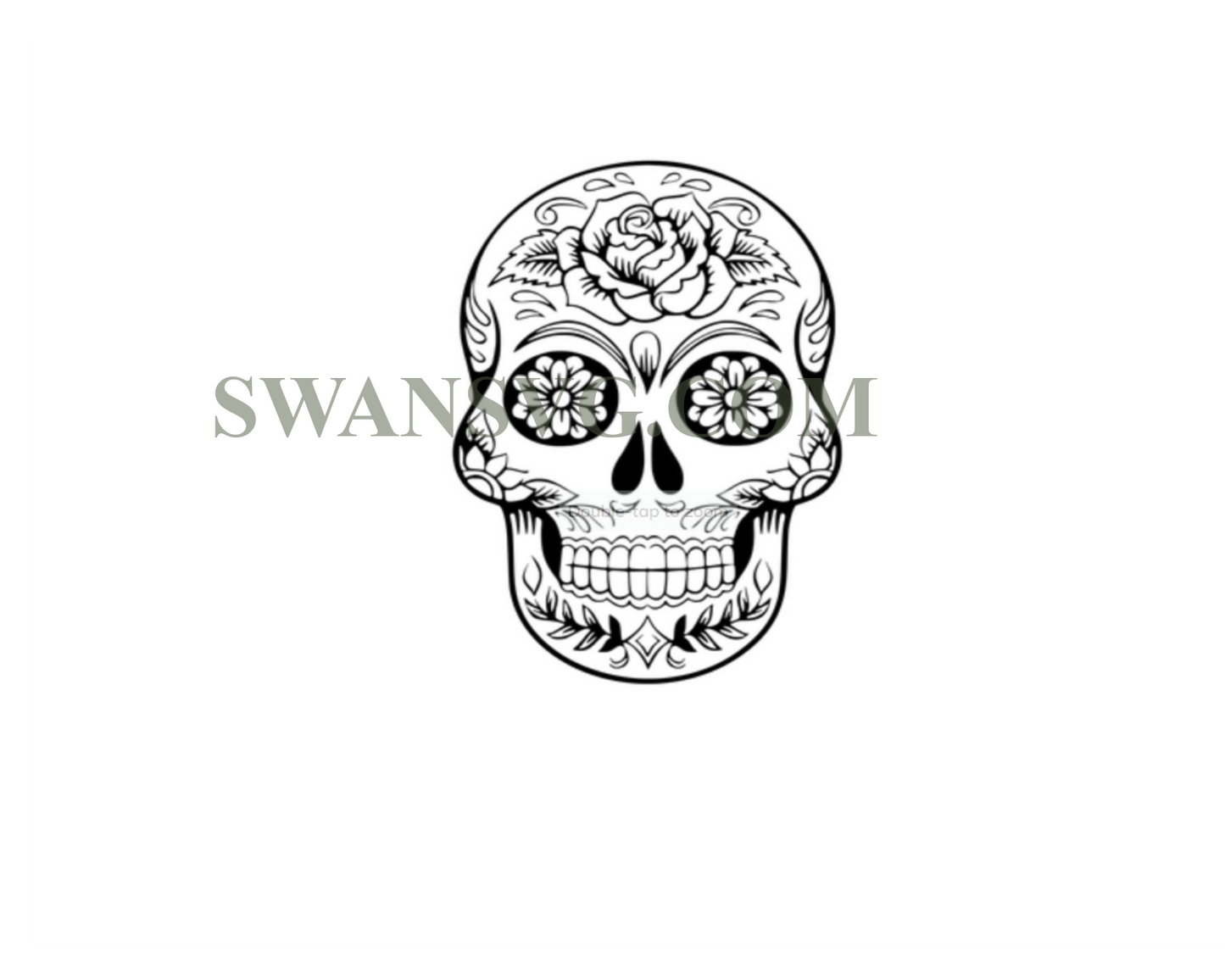 Sugar skull svg, instant download SVG PNG Download, candy Skull