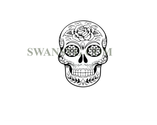 Sugar skull svg, instant download SVG PNG Download, candy Skull