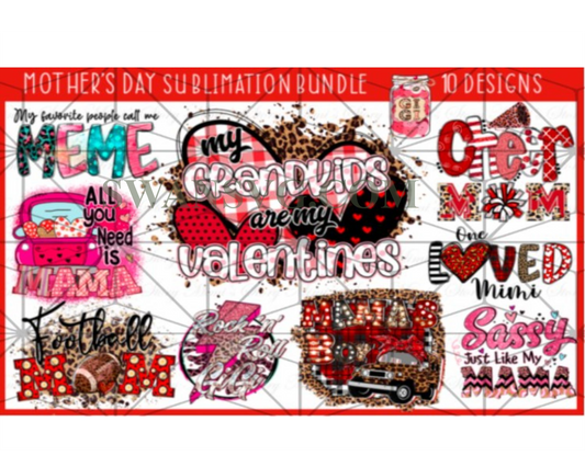 Mothers Day Bundle Sublimation, Mothers Day Sublimation, Mum PNG