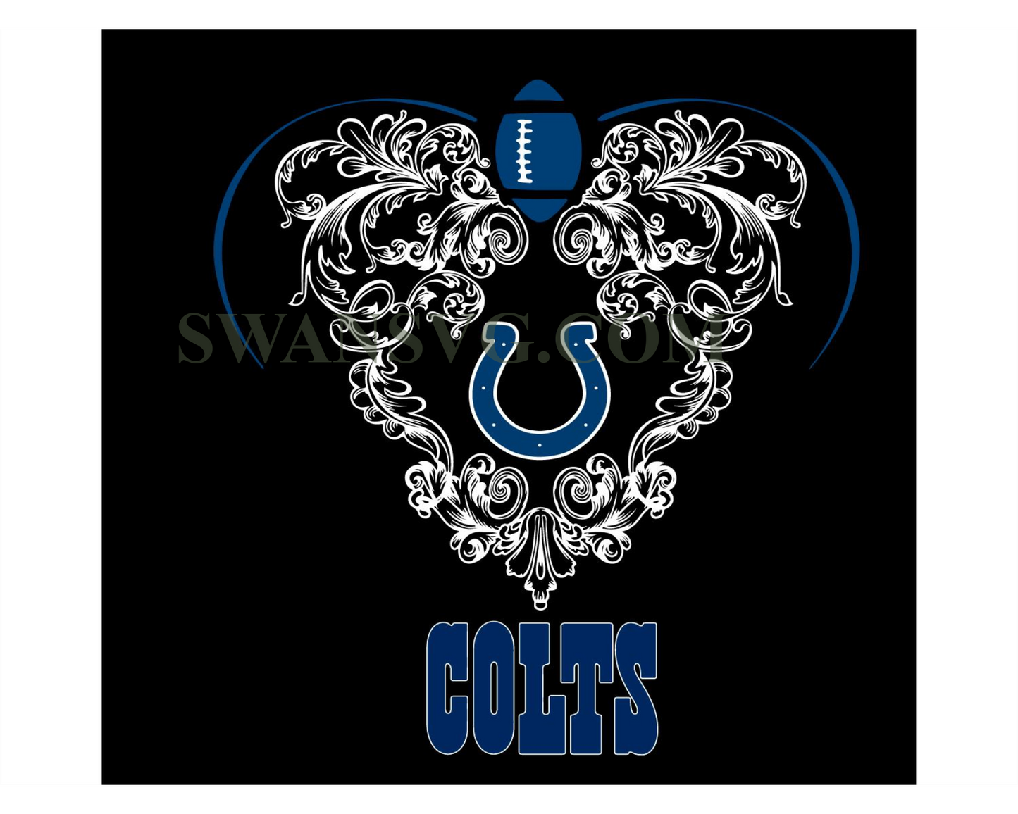 Love Indianapolis Colts Football Svg Digital Download