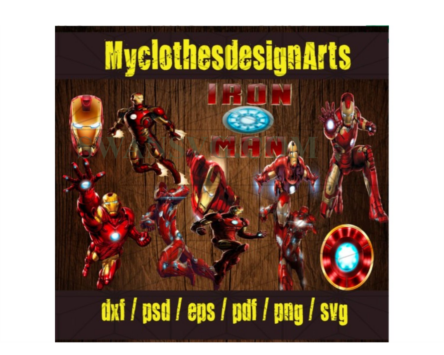 14 Iron Man SVG Bundle, Superheroes Svg, Marvel Svg, Avengers Svg