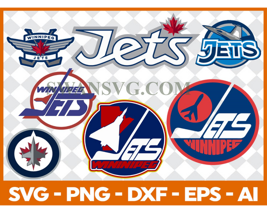 Winnipeg Jets Bundle Svg, Bundle NHL Hockey Svg, NHL HOCKEY Svg