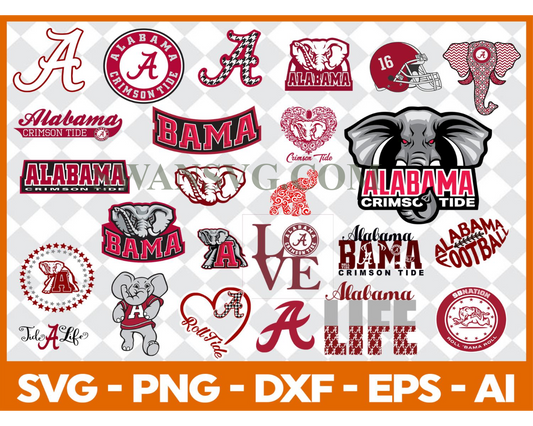 Crimson Tide Alabama, Crimson Tide Alabama Svg, Crimson Tide Clipart