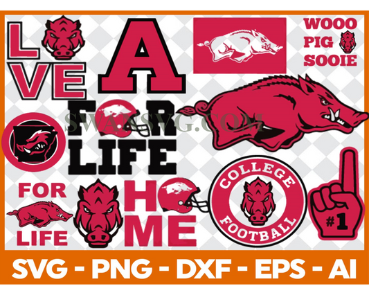 Arkansas Razorbacks, Arkansas Razorbacks Svg, Arkansas Razorbacks