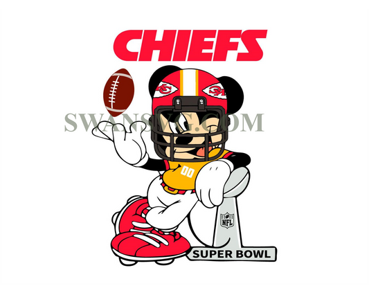 Kansas City Chiefs Mickey Mouse Svg Sport Svg