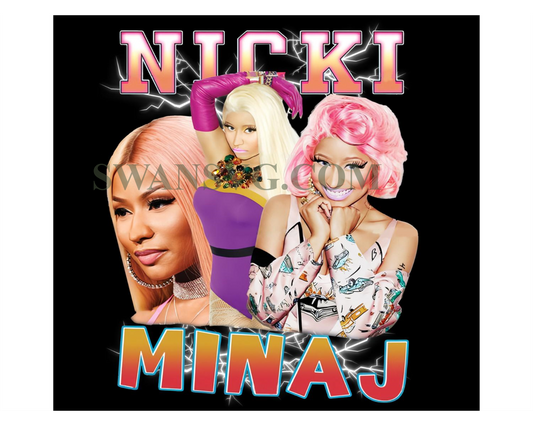 Nicki Minaj Png, Svg design, bootleg tees design, ready to print