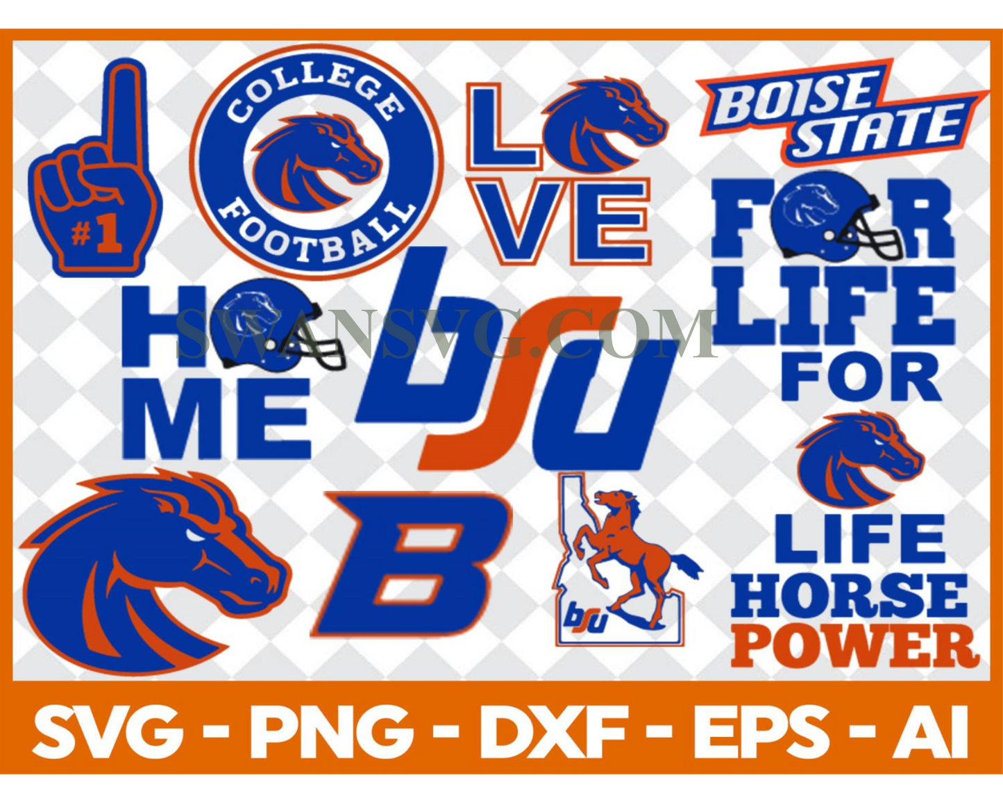 Boise State Broncos, Boise State Broncos Svg, Boise State Clipart