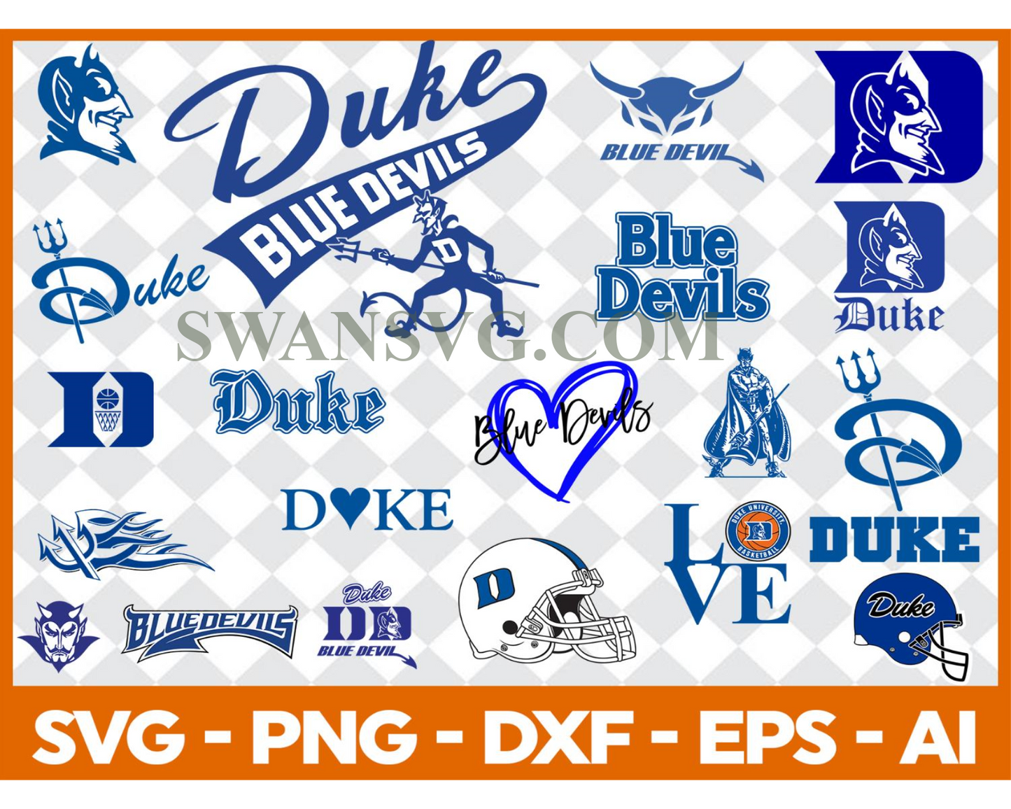 Duke Bluedevil, Duke Bluedevil Svg, Duke Bluedevil Clipart