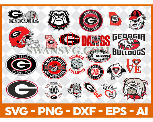 Georgia Bulldogs, Georgia Bulldogs Svg, Georgia Bulldogs Clipart