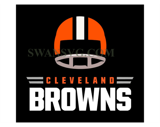 Cleveland Browns Football Helmet Svg Cutting File