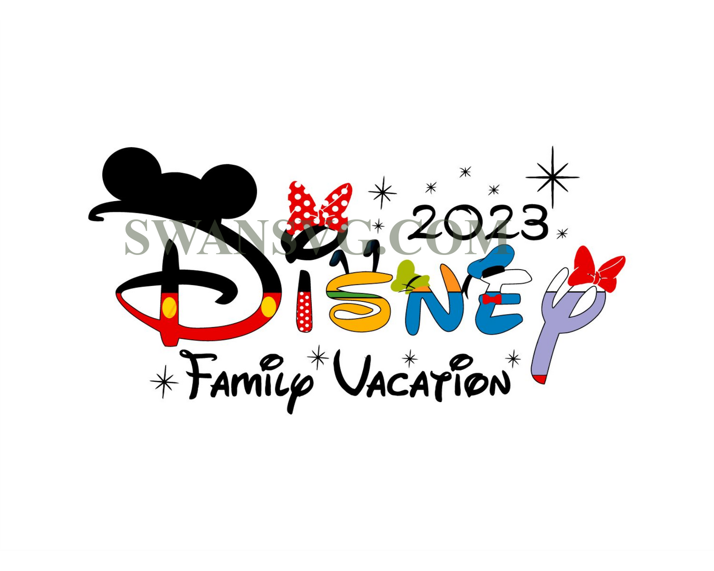 Disney Family Vacation 2023 Svg Digital Download