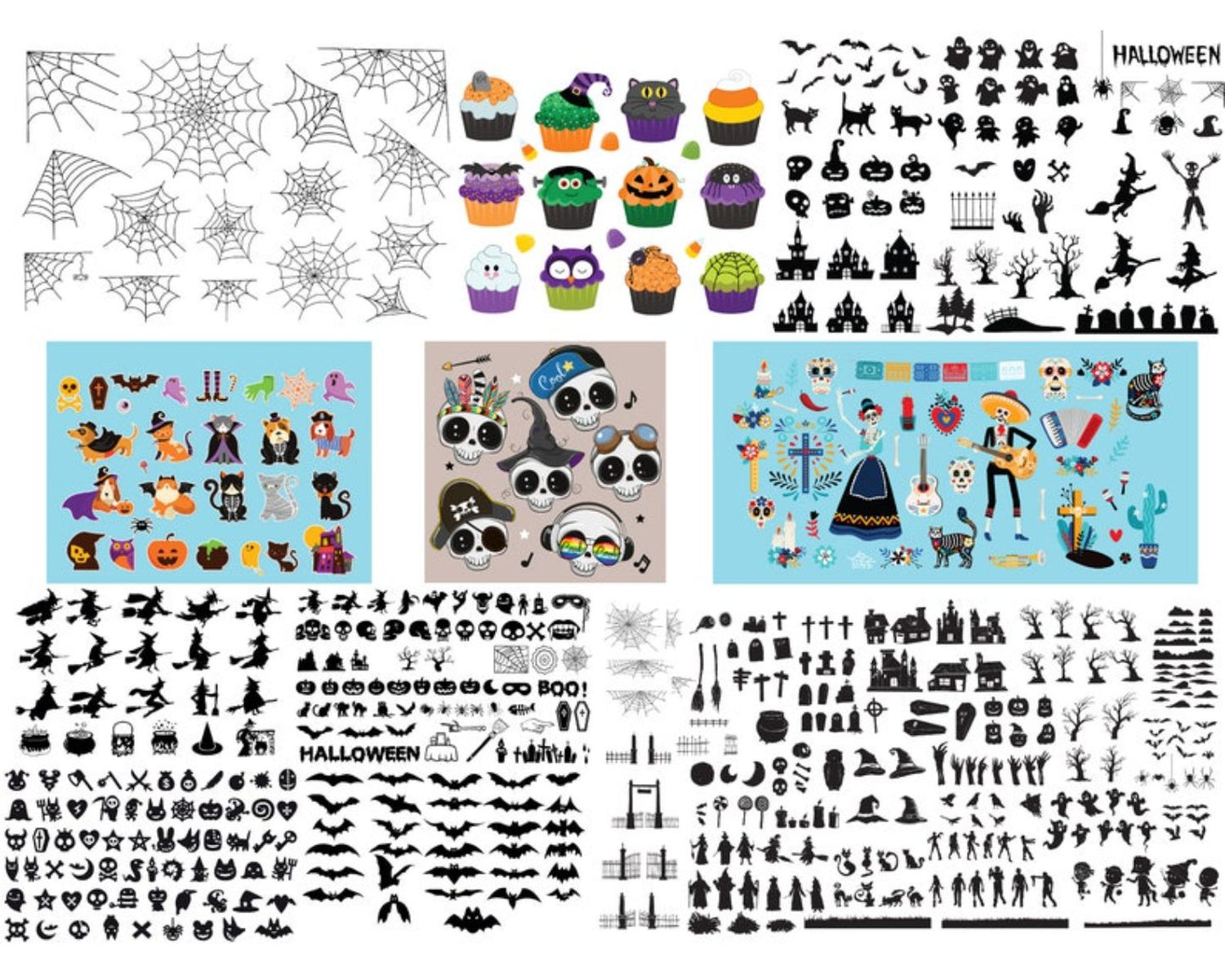 3500 Halloween Mega Bundle Svg, Halloween Svg, Halloween Pattern Svg