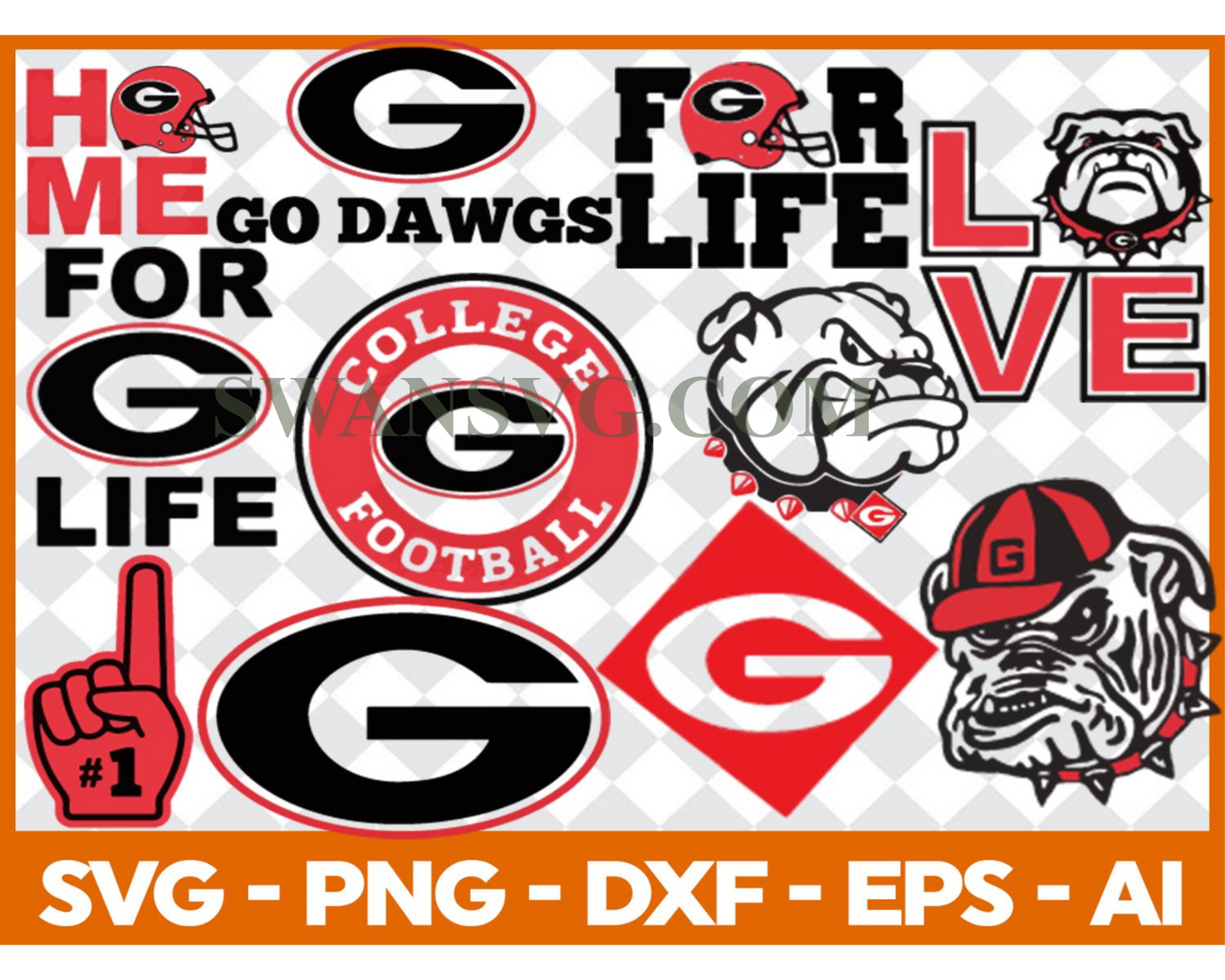 Georgia Bulldogs, Georgia Bulldogs Svg, Georgia Bulldogs Clipart