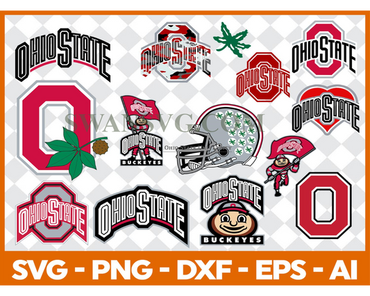 Ohio State Buckeyes, Ohio State Svg, Ohio State Clipart, Ohio State