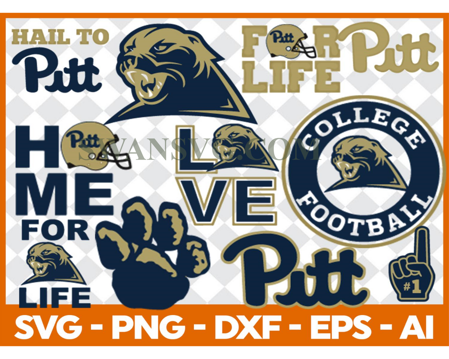 Pittsburgh Panthers, Pittsburgh Panthers Svg, Pittsburgh Panthers