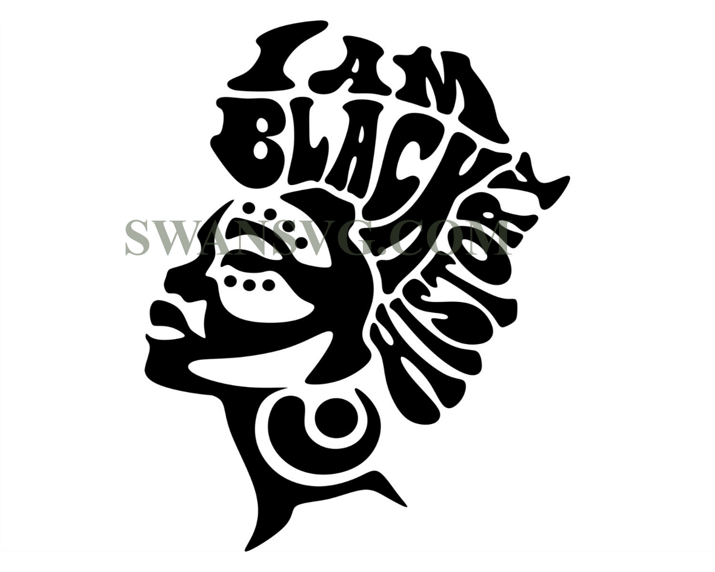 I Am Black History Svg, Black History