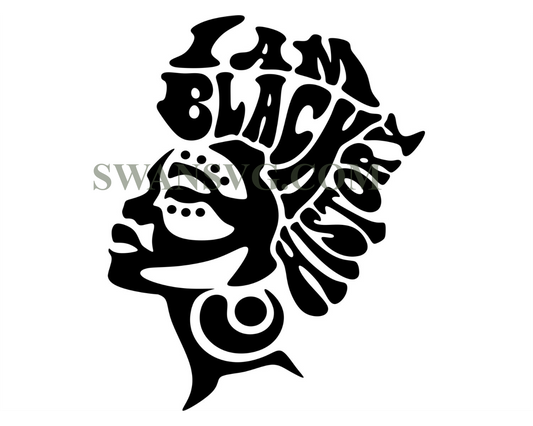 I Am Black History Svg, Black History