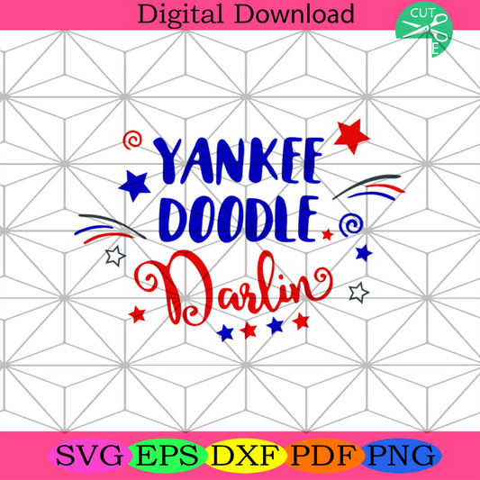 Yankee Doodle Darlin Svg, Independence Day Svg, 4th Of July Svg