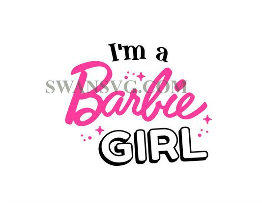 Im a Barbie girl svg