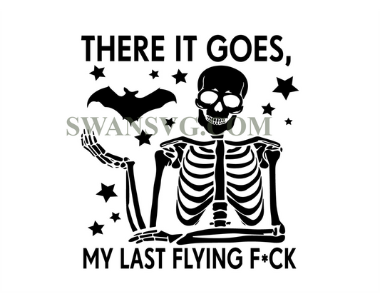 There It Goes My Last Flying Bat Halloween Svg, My Last Flying F ck