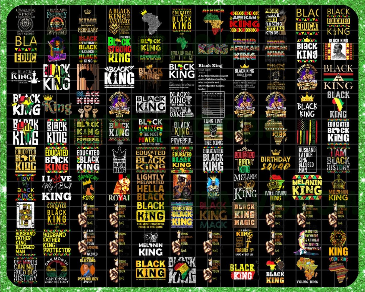 Black King Bundle Png, Trending Png, Black King Png, Black Man Png