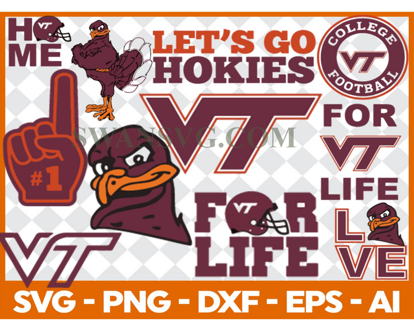 Virginia Tech Hokies, Virginia Tech Hokies Svg, Virginia Tech Hokies