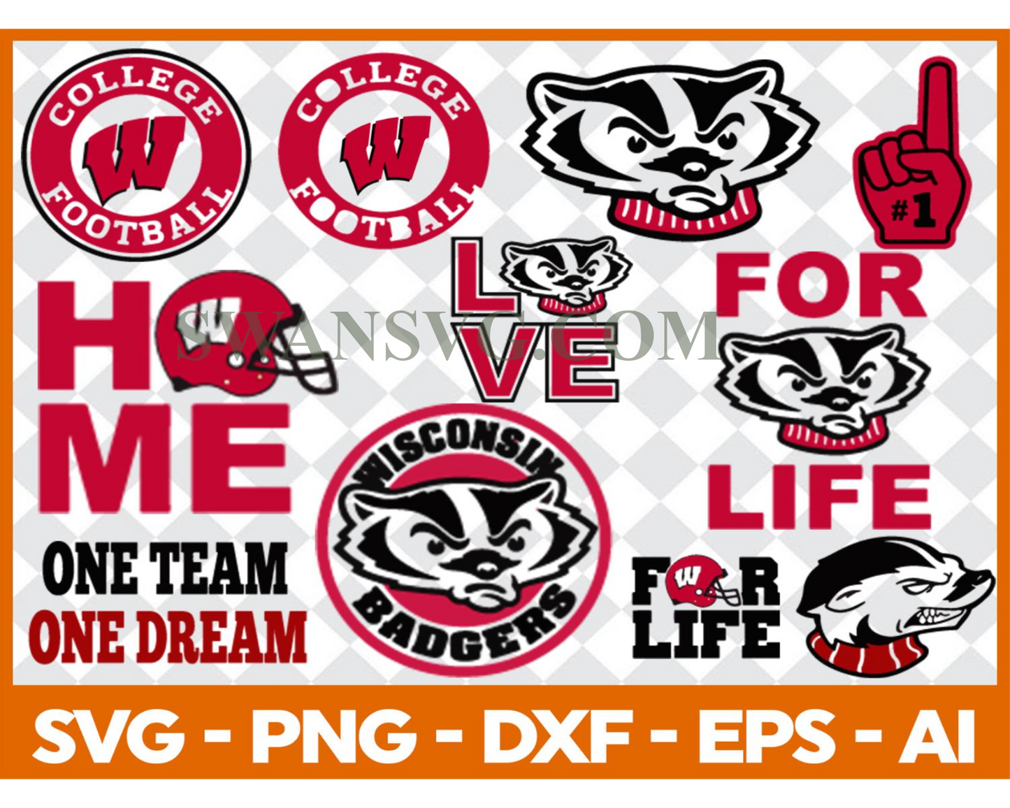 Wisconsin Badgers, Wisconsin Badgers Svg, Wisconsin Badgers Clipart