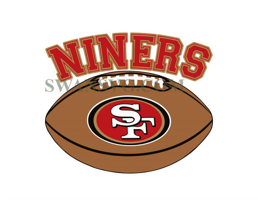 Niners, 49 ers football PNG, 49 ers football Sweatshirt design