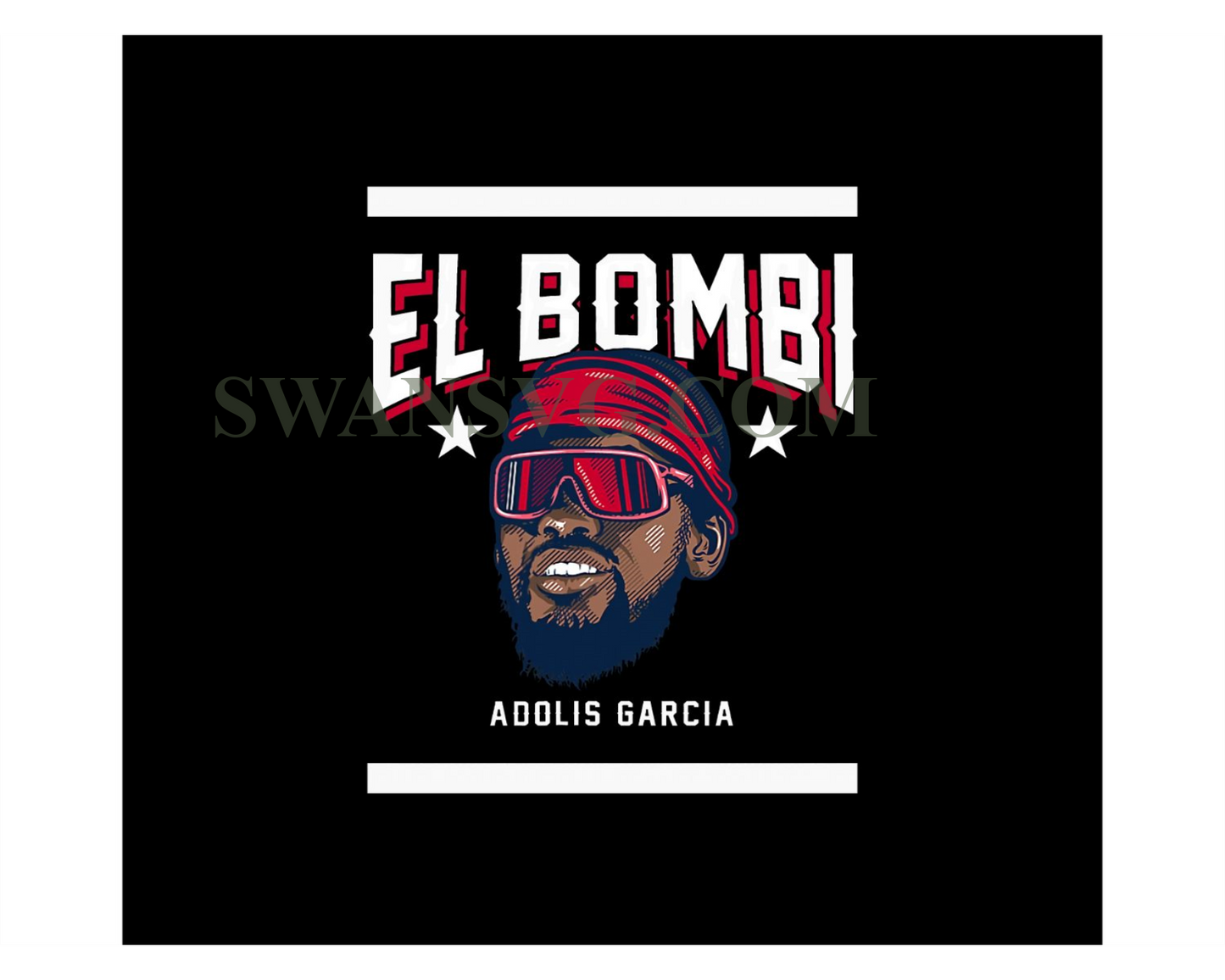 Adolis Garcia Rangers T Shirt Design. PNG Digital Bootleg. Retro