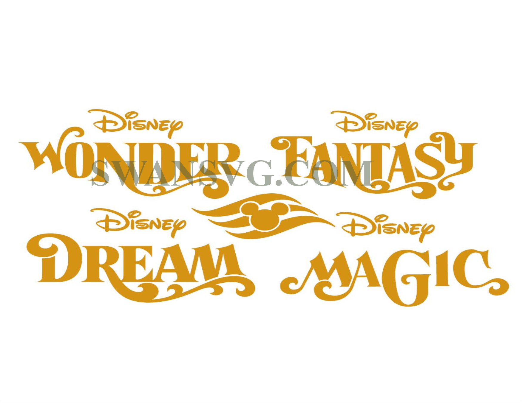 Disney Cruise Svg Dxf Swansvg