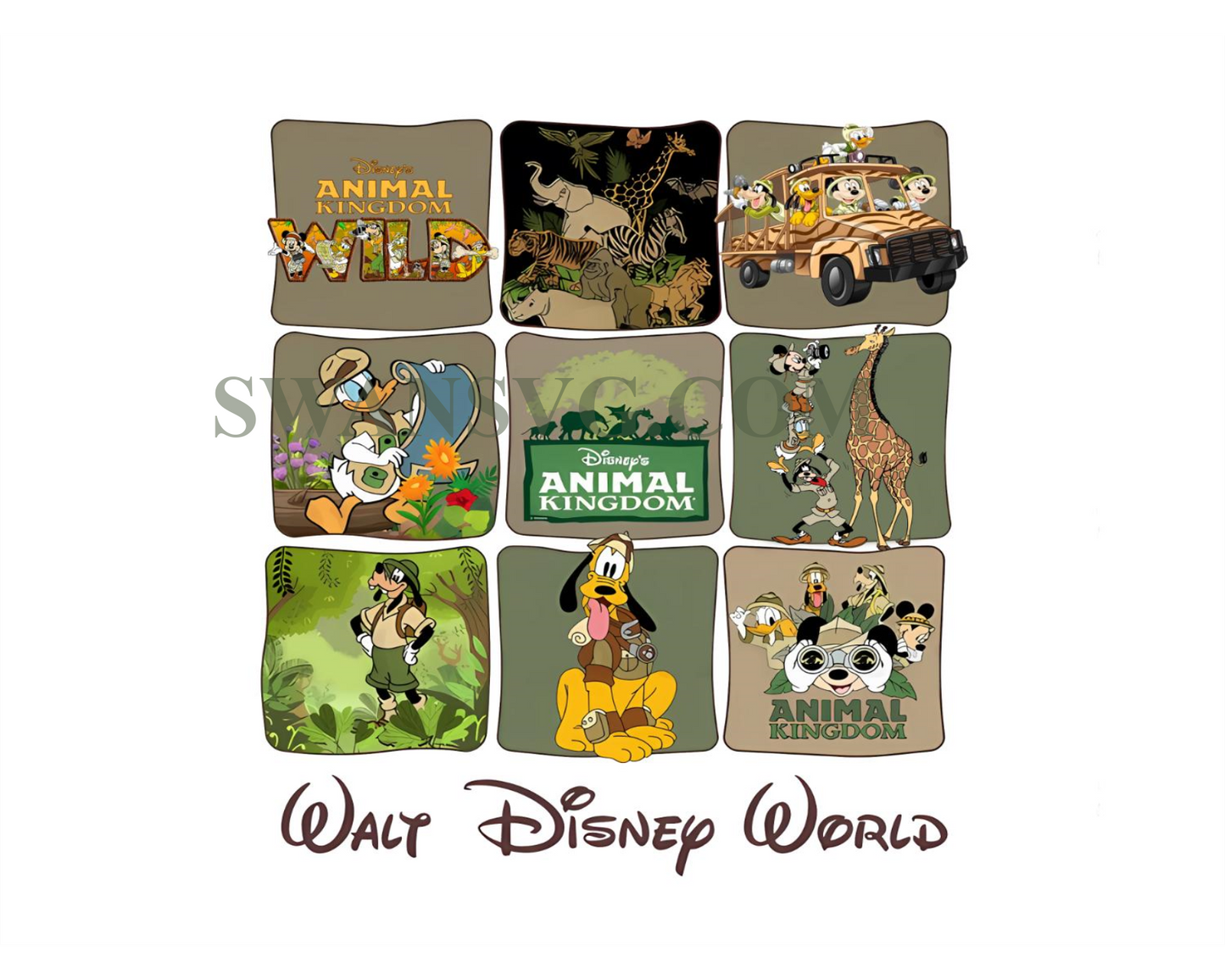 Leopard Animal Kingdom Png, Magical Kingdom Png, Mickey Friends Png