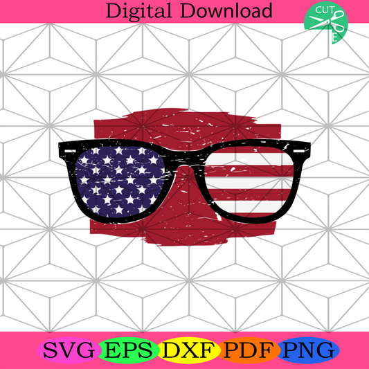 Us Sunglasses Svg, Independence Day Svg, 4th Of July Svg