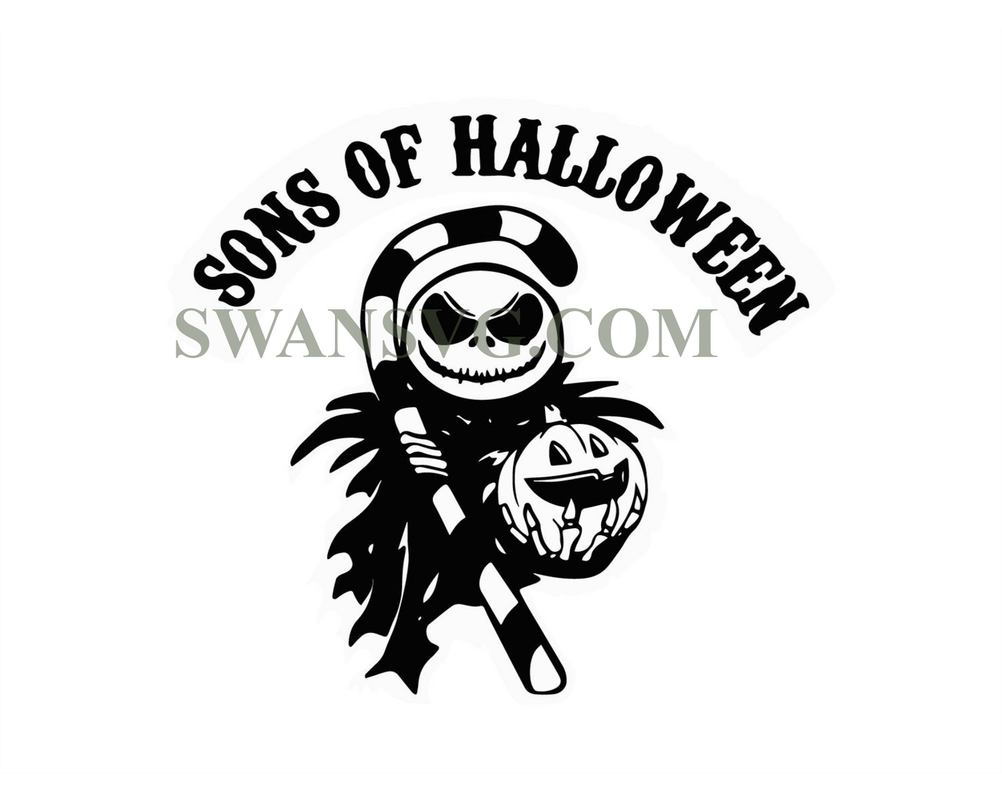 jack skellington sons of halloween svg