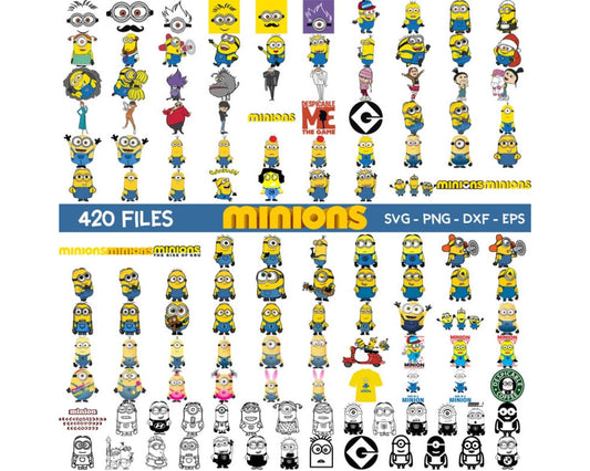 420 Minions svg, Minions bundle, Minions clipart, Minions png, Kevin