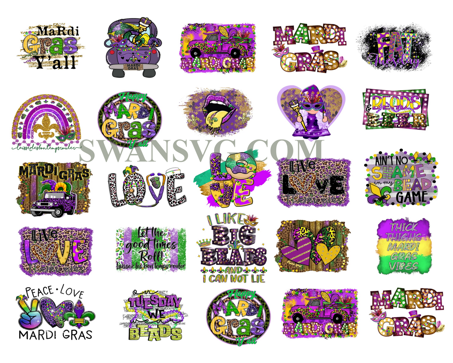 Mardi Gras Bundle, Mardi Gras, Mardi Gras Carnaval