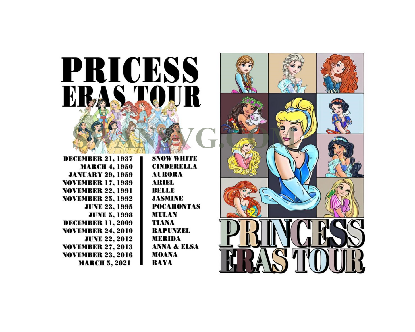 Princess Eras Tour Png, Taylor Concert Png, Speak Now Png