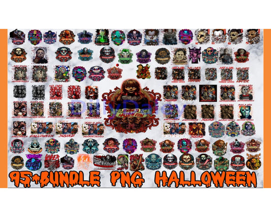 95 Bundle Halloween Png, Halloween Png, Horror Movies Png, Killer Png