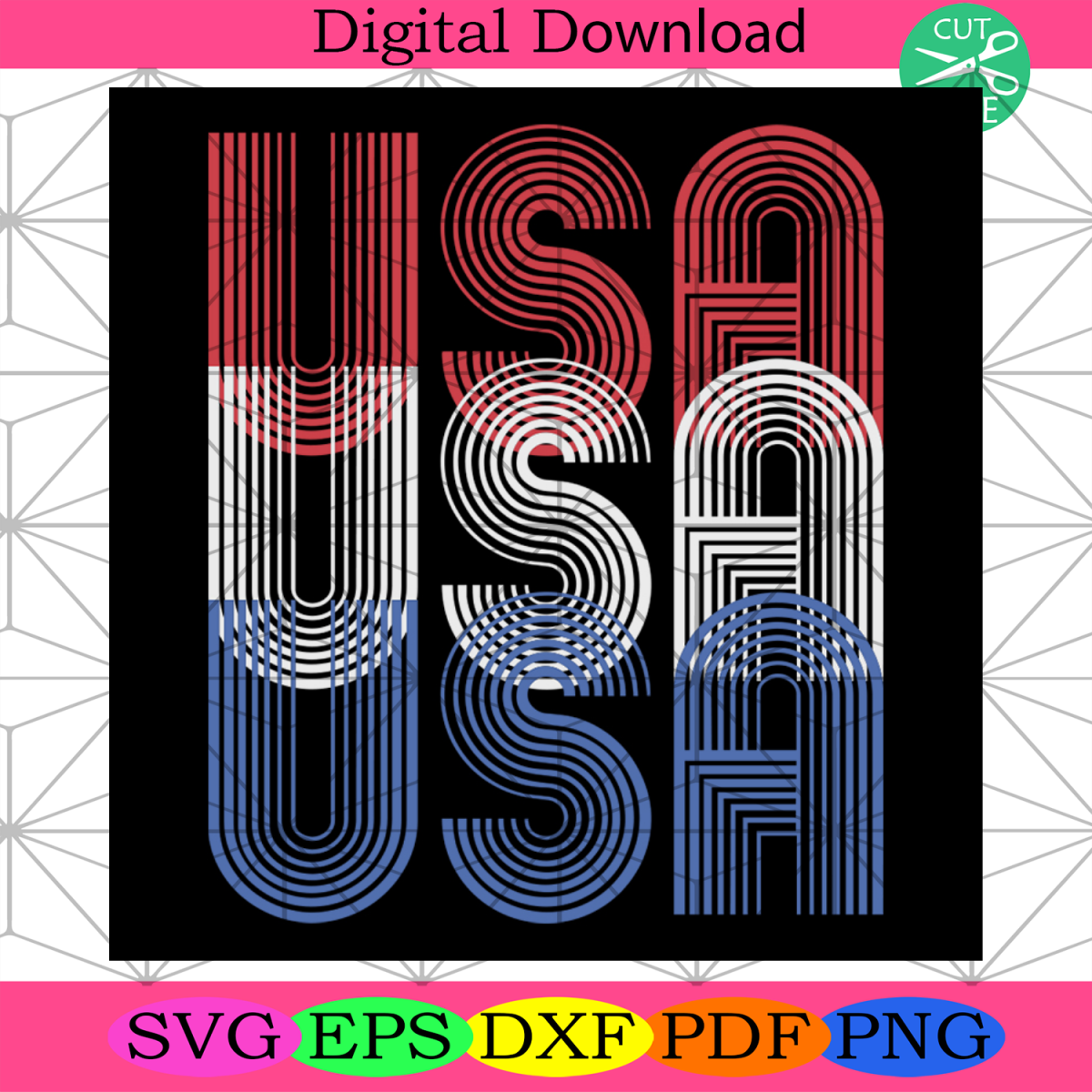 Usa Svg, Independence Day Svg, 4th Of July Svg, America Sunglass Svg