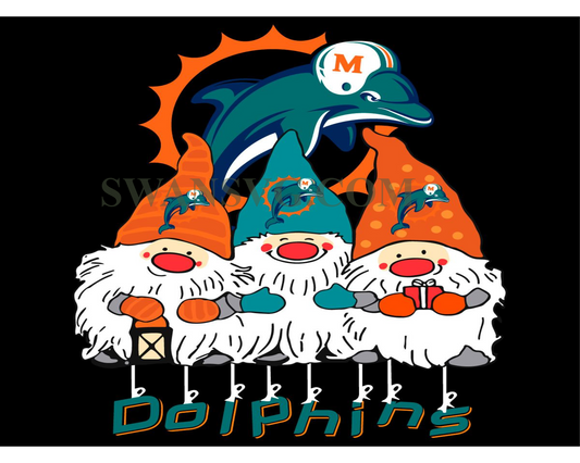 Gnomes miami dolphins svg gnomes svg dolphins svg png dxf