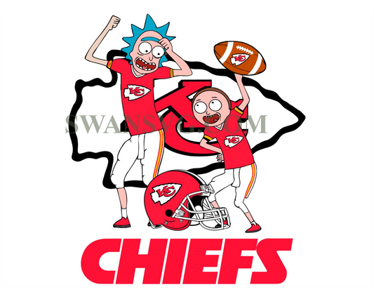 Rick And Morty Kansas City Chiefs Svg Rick And Morty Svg