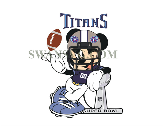 Tennessee Titans Mickey Mouse Svg Sport Svg Digital