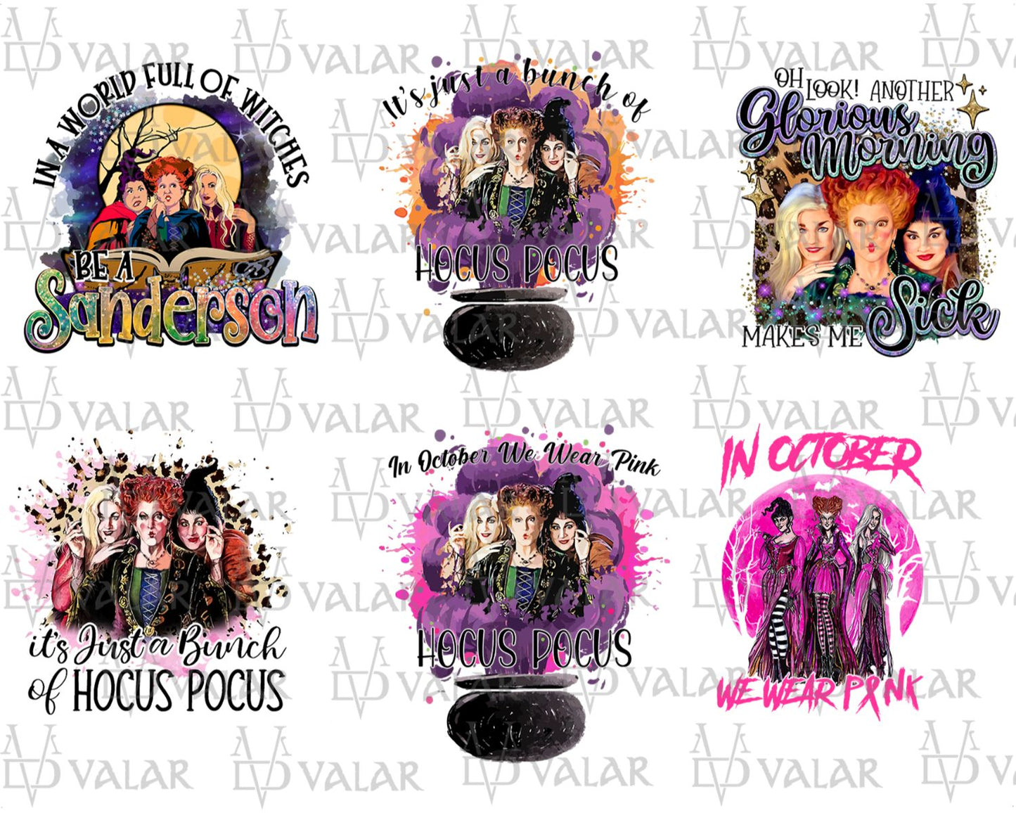 20 Hocus Pocus Bundle Png, Halloween Png, Hocus Pocus Png