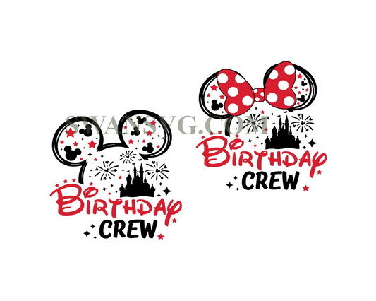 Birthday Crew Svg, Happy Birthday Svg, Family Vacation Svg, Vacay Mode