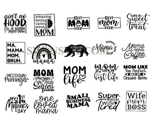 Mothers Day SVG Bundles Mom SVG, Mothers Day Sublimation, Mum