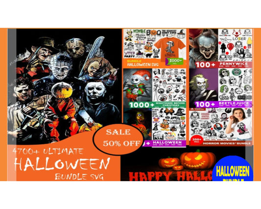 4700 Ultimate Halloween Bundle Svg, Halloween Svg