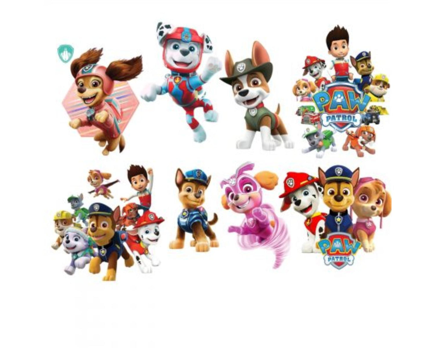 Paw Patrol SVG Bundle ,45 Characters, Instant Download,PNG Cut Files