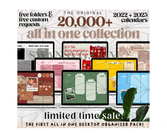 20000 File 2024 Mega All In One Desktop Organizers, Desktop Wallpaper