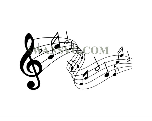 Music Notes Svg Musical Notes Svg Music Clipart Music Notes Clipart