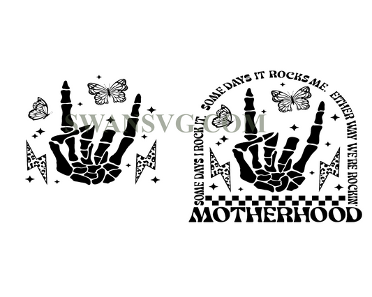 Rockin motherhood png, retro mama sublimation design, some d